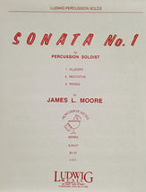 SONATA #1 MULTI PERCUSSION SOLO cover
